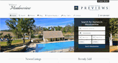 Desktop Screenshot of meadowviewtemecula.com